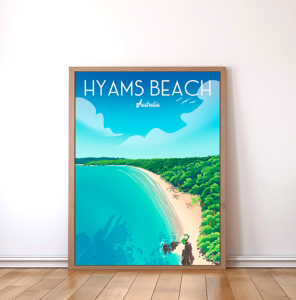 Hyams Beach Art Print