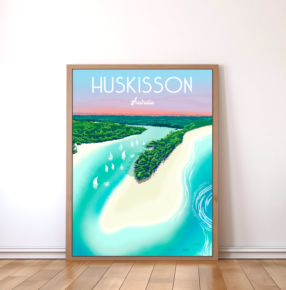 Huskisson Bay Art Print