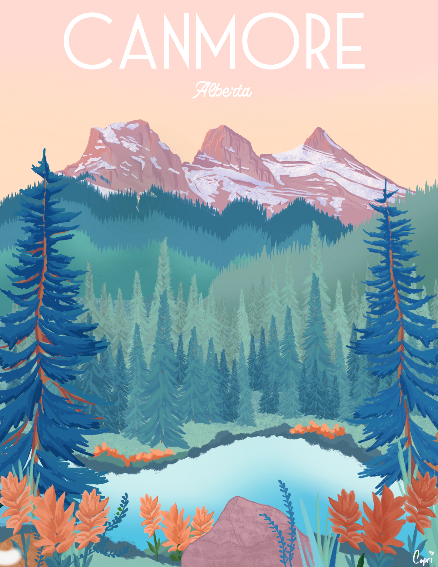 Canmore Art Print