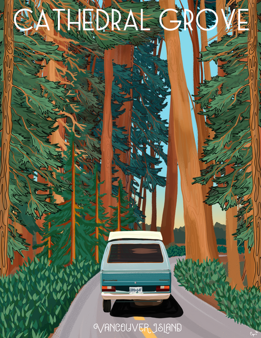 Cathedral Grove Art Print