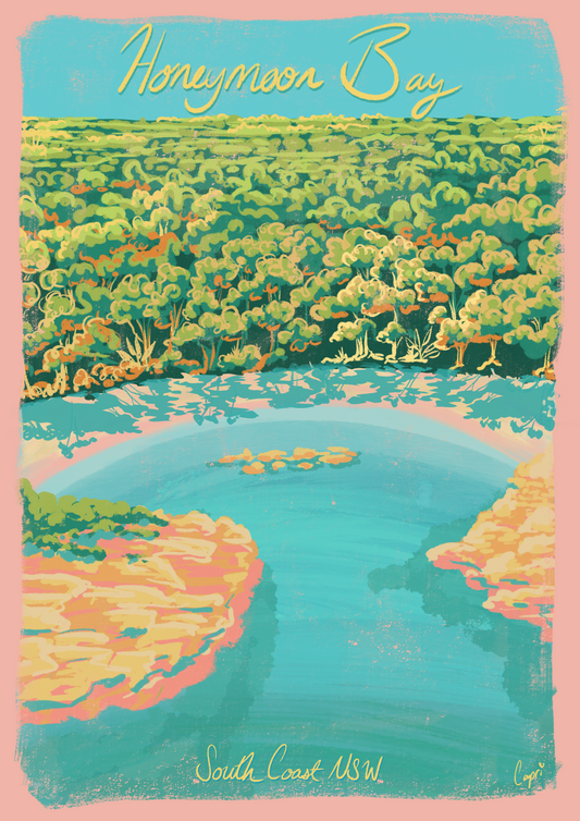 Honeymoon Bay art print