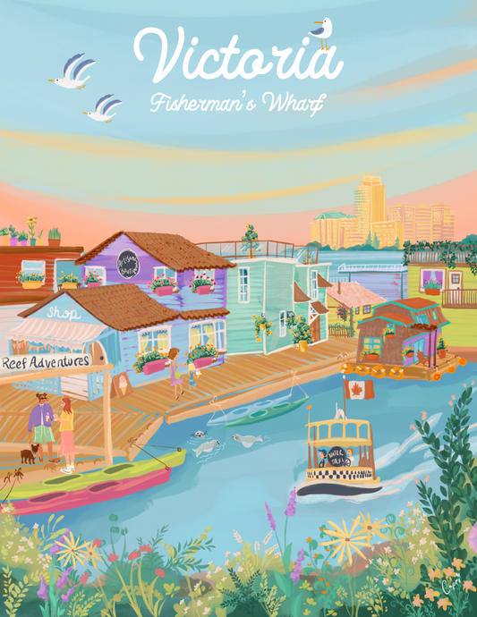 Victoria, Fisherman’s Warf Art Print