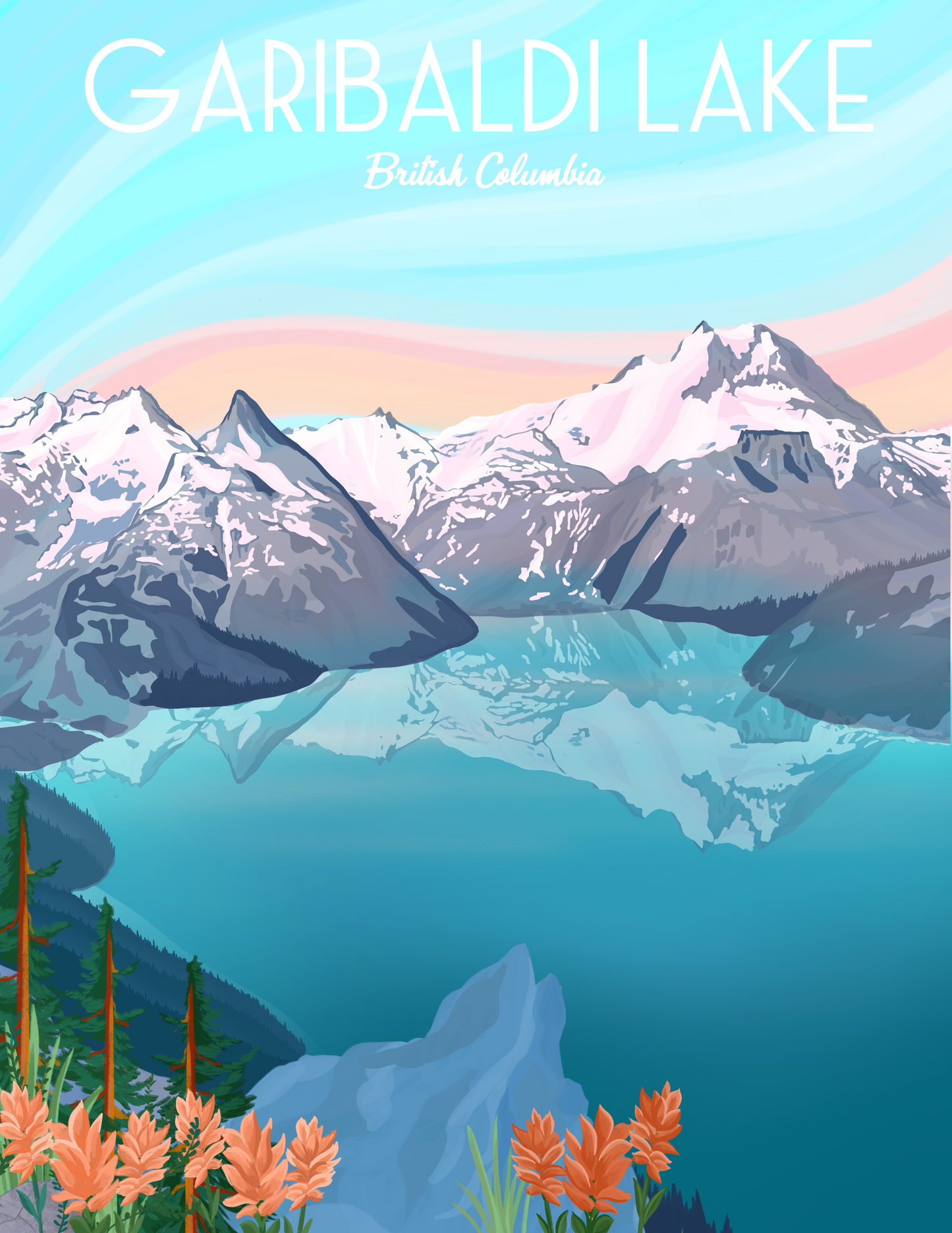 Garibaldi Lake Art Print