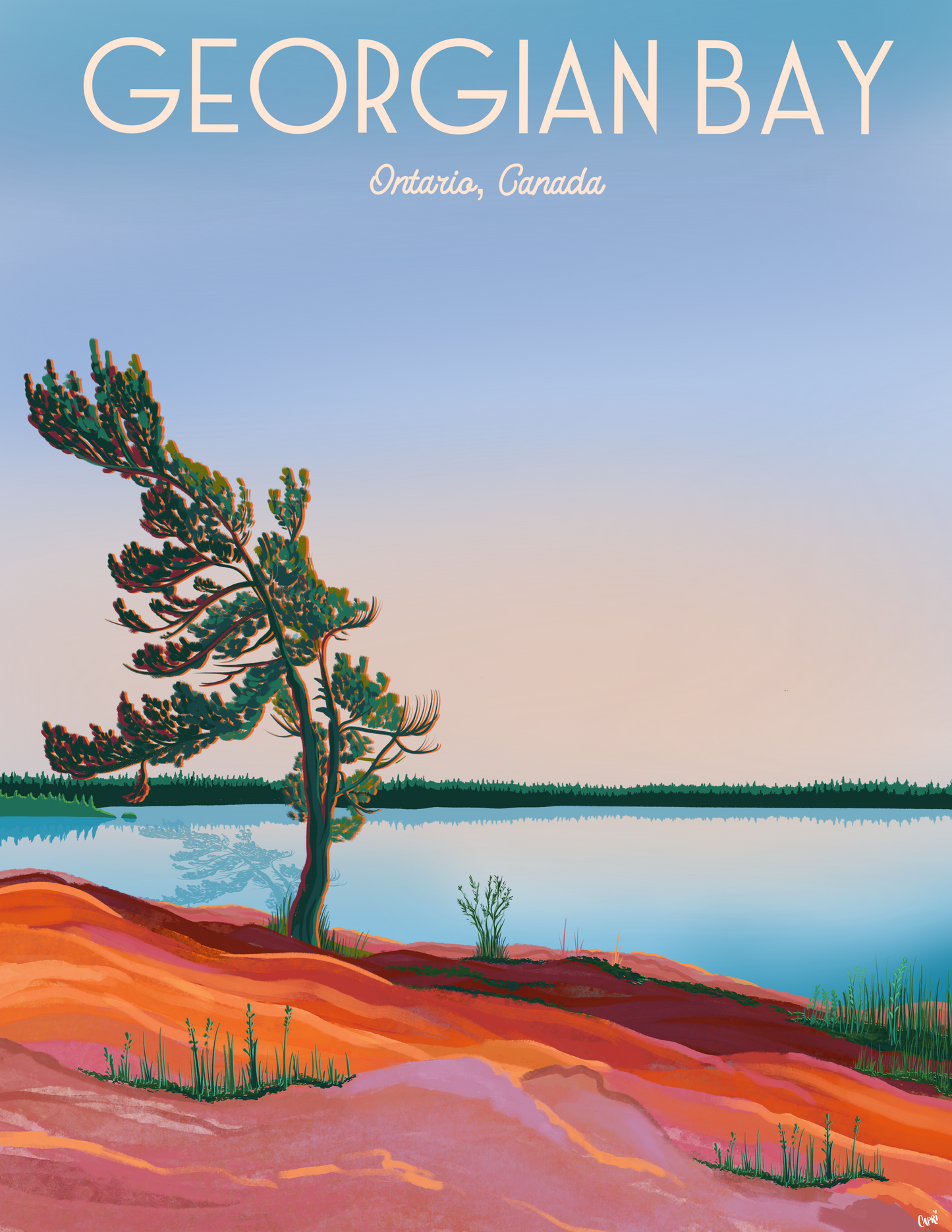 Georgian Bay Art Print