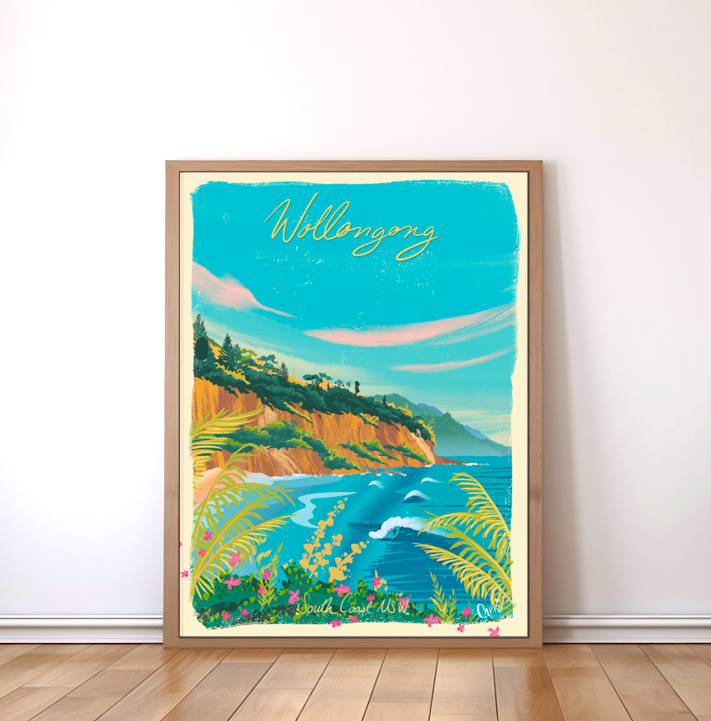 Wollongong Art Print
