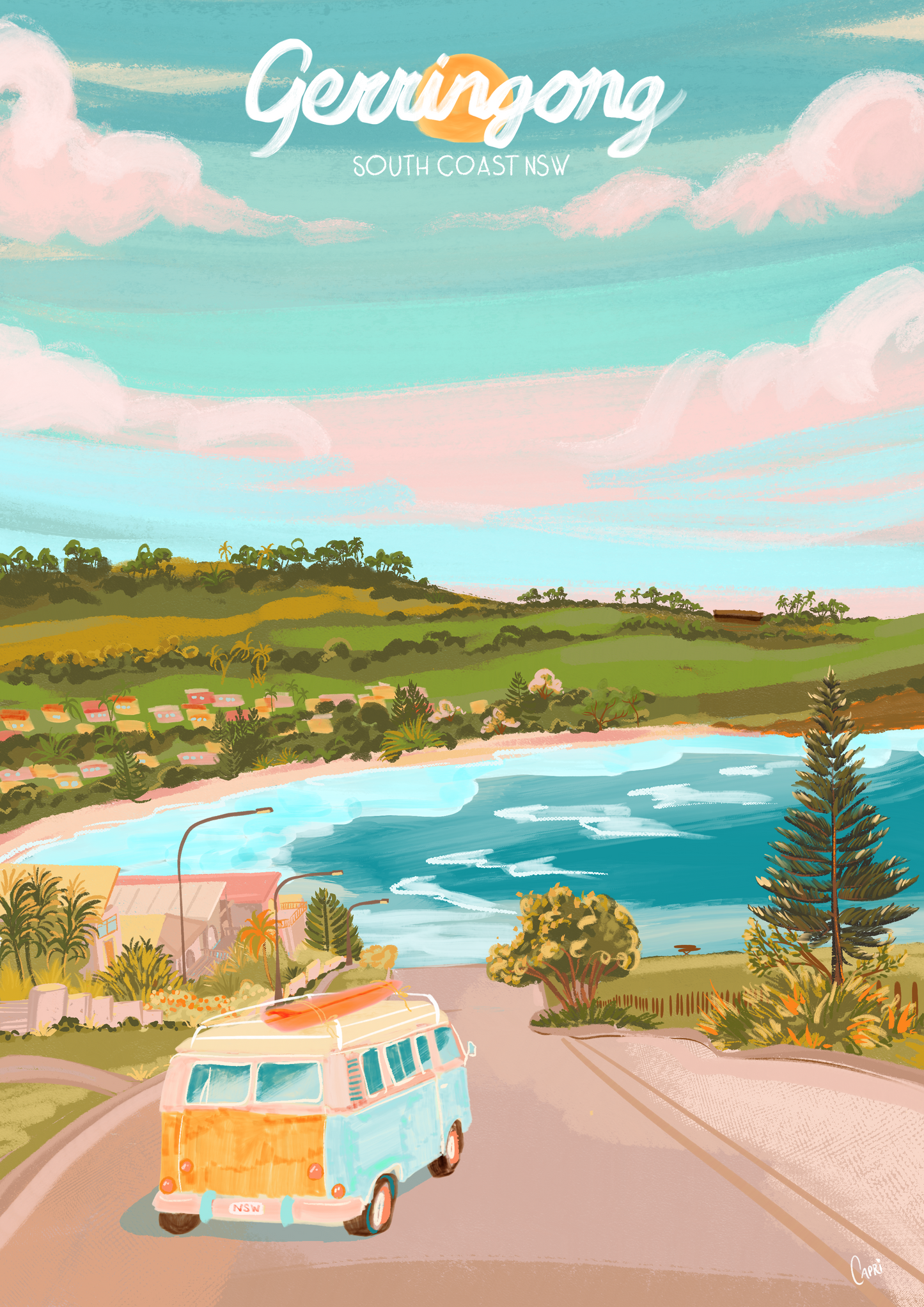 Gerringong art print