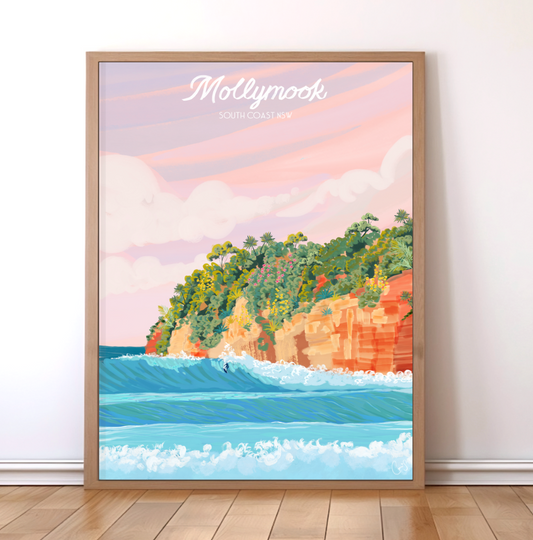 Mollymook art print