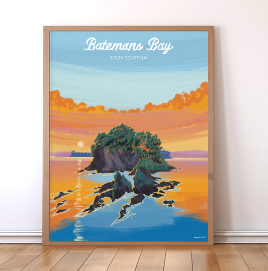 Bateman Bay art print