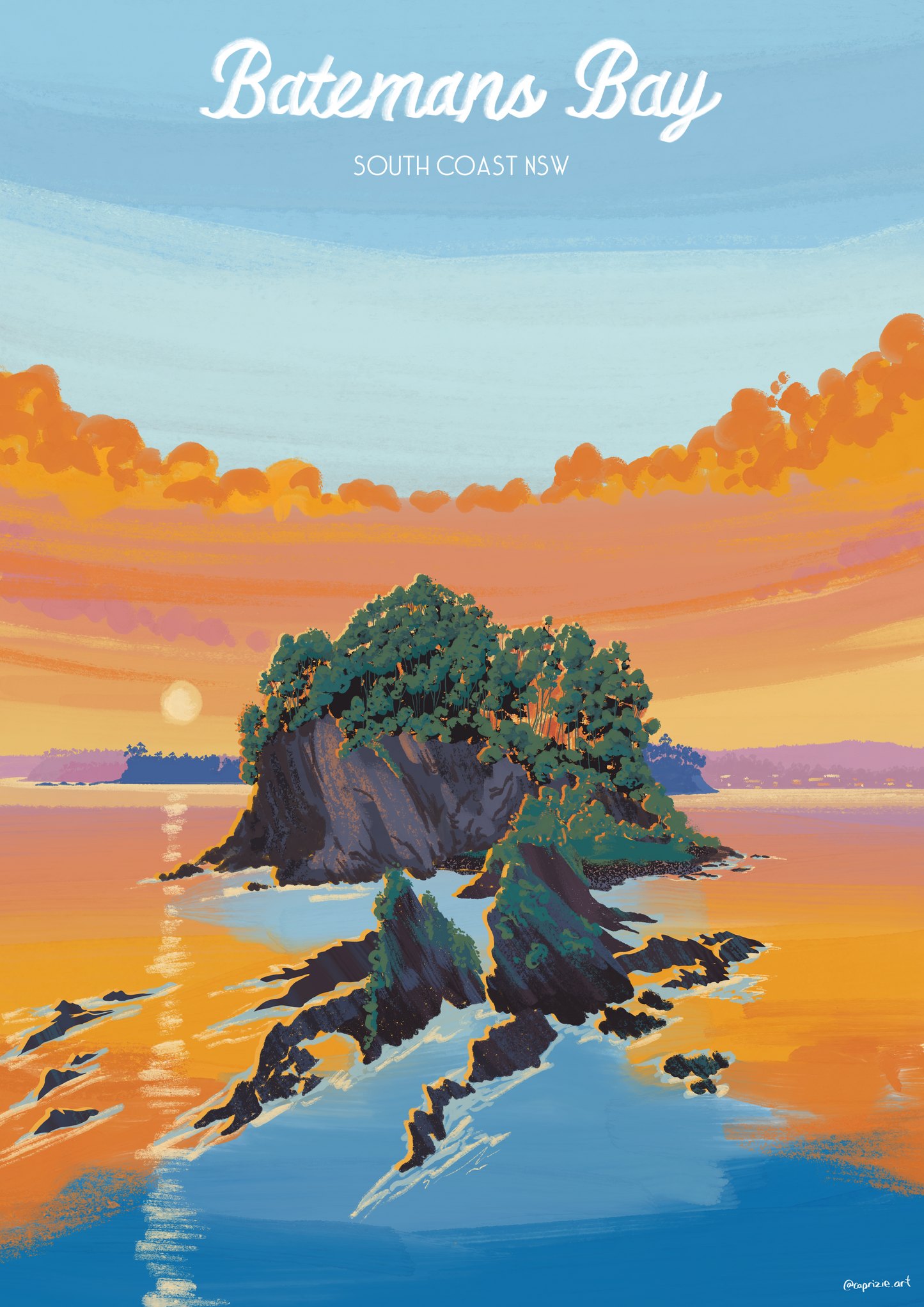 Bateman Bay art print