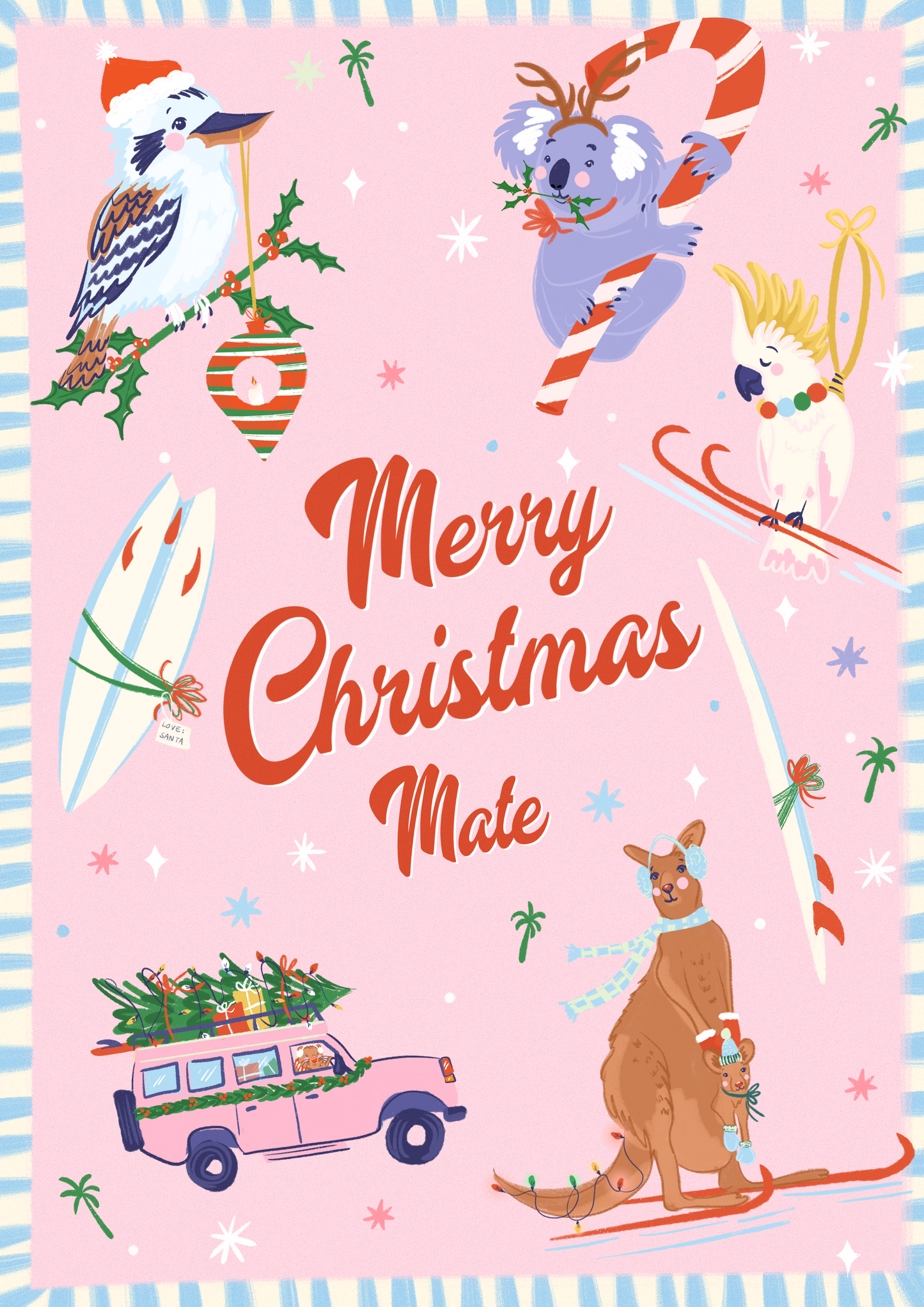 Christmas Postcard 3 pack