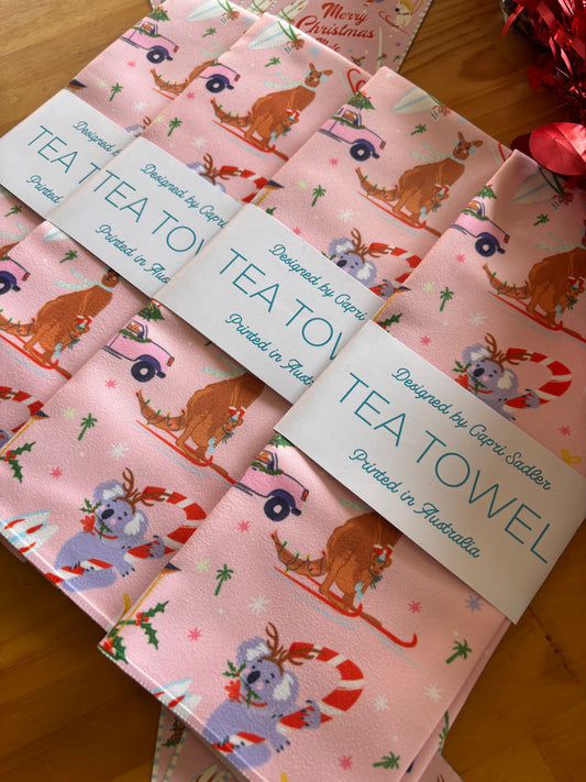 Christmas Tea Towel