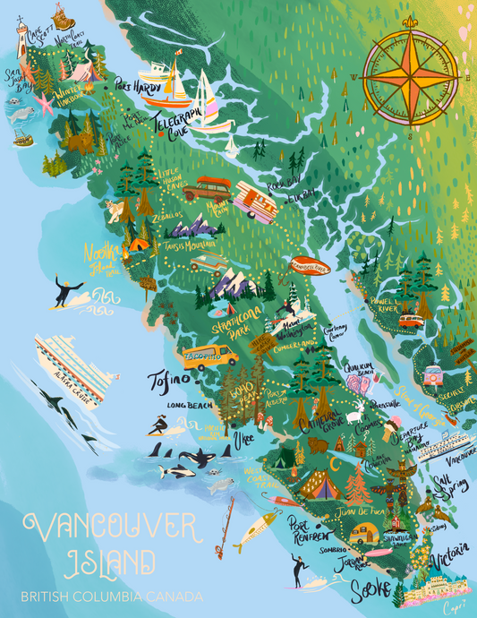 Vancouver Island Map