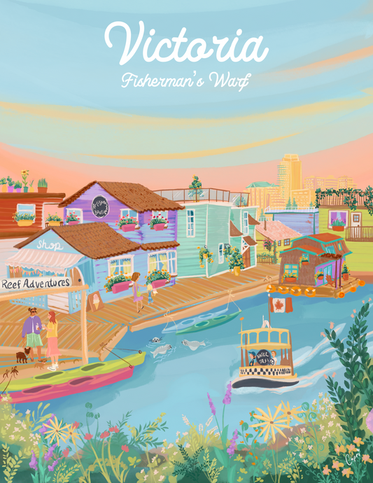 Victoria, Fisherman’s Warf Art Print