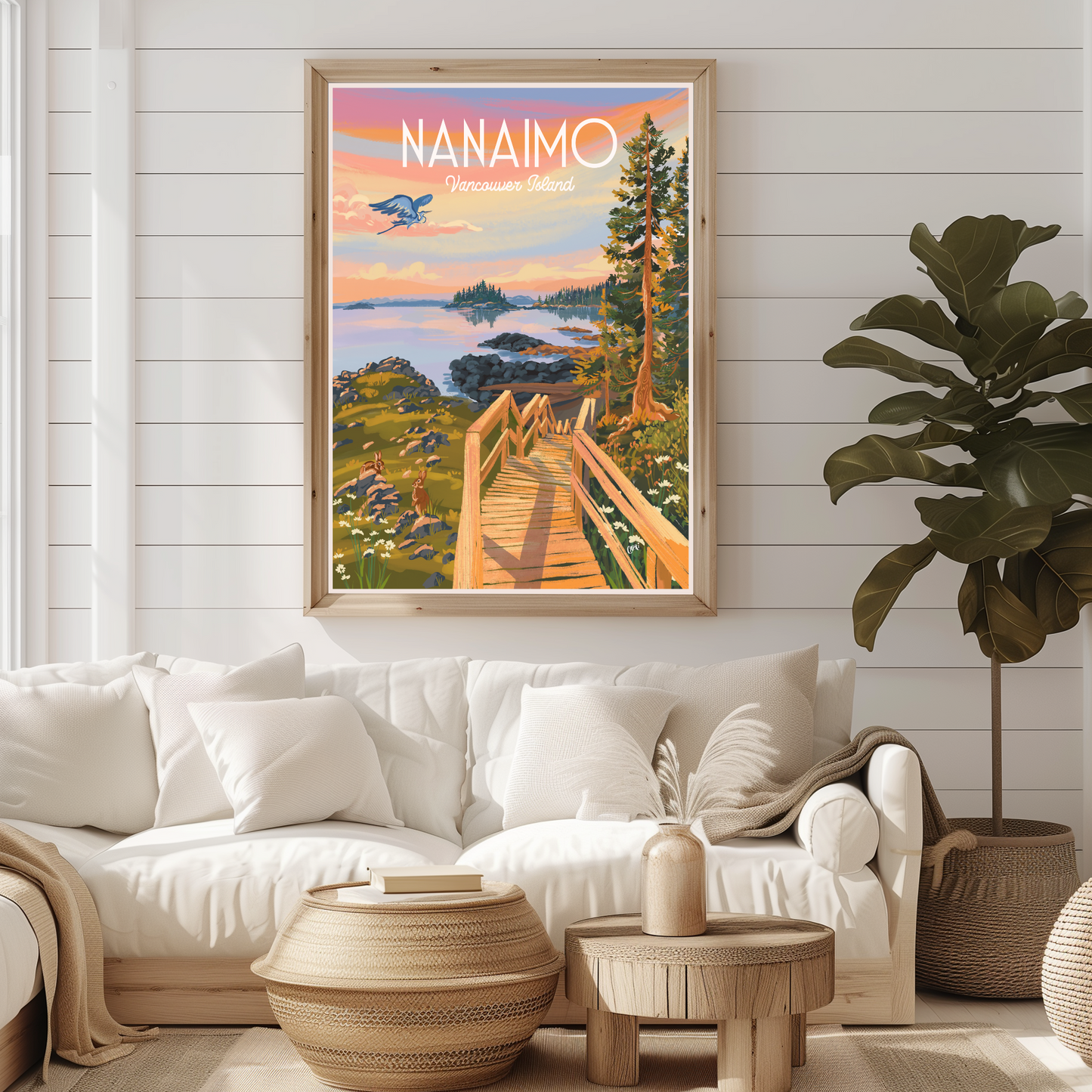 Nanaimo Art print