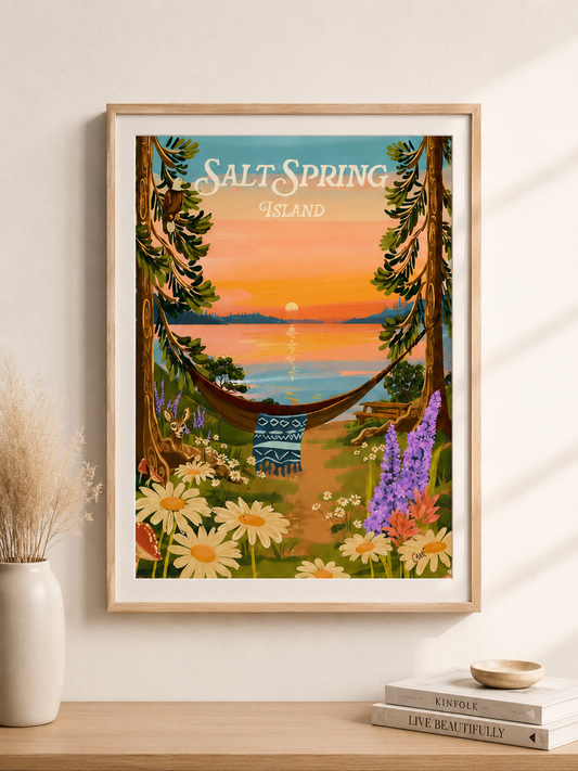 Salt Spring Island art print