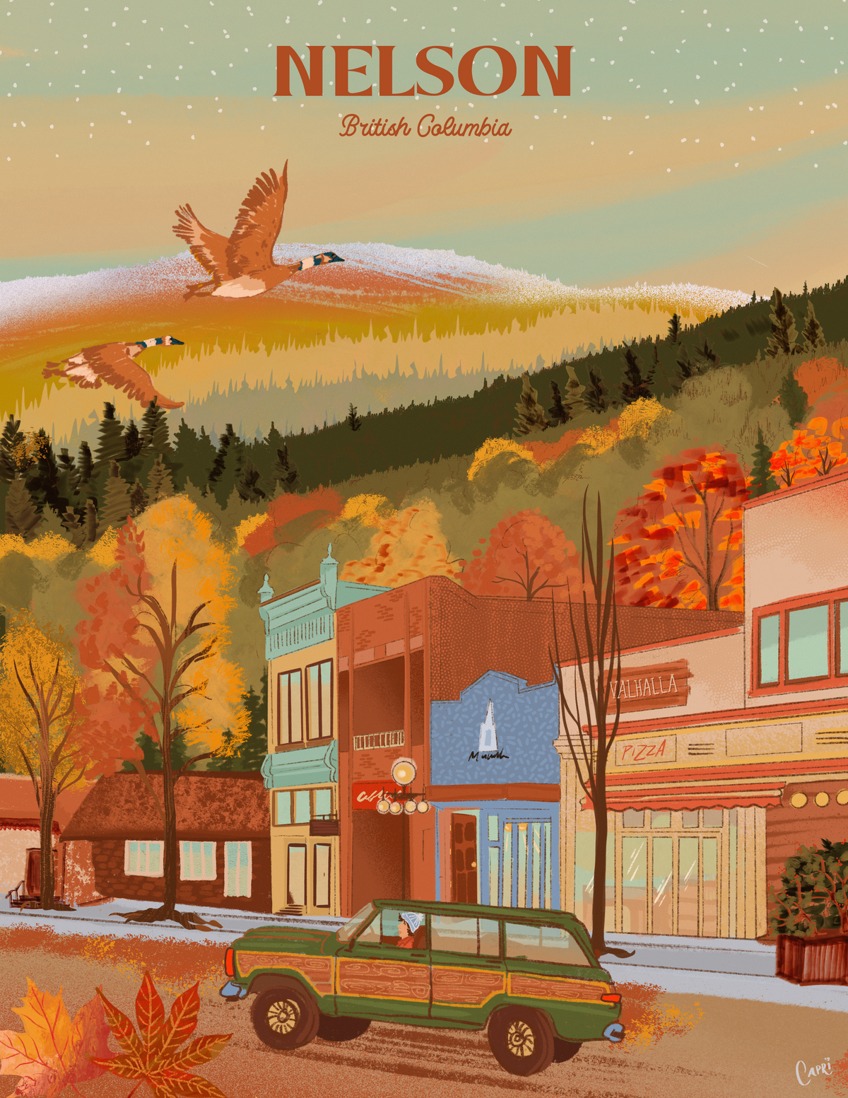 2027 Coast to Mountain Calendar