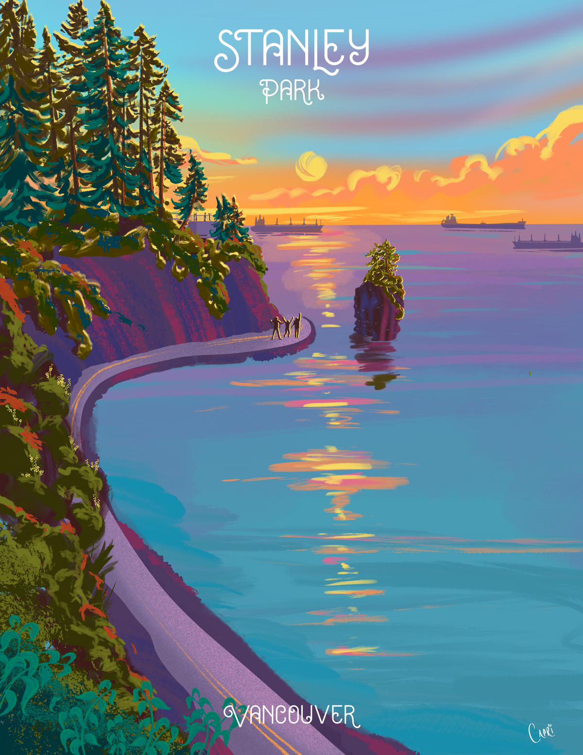 2027 Coast to Mountain Calendar