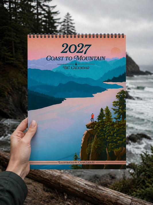 2027 Coast to Mountain Calendar