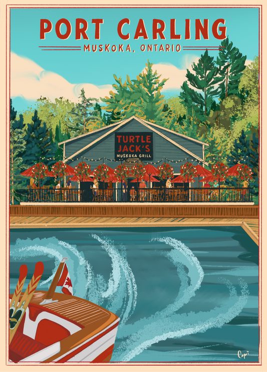 Turtle Jacks Port Carling poster