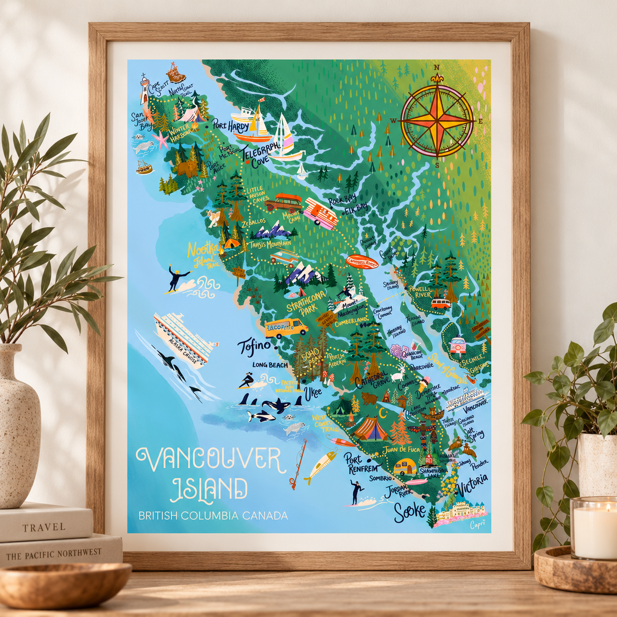 Vancouver Island Map