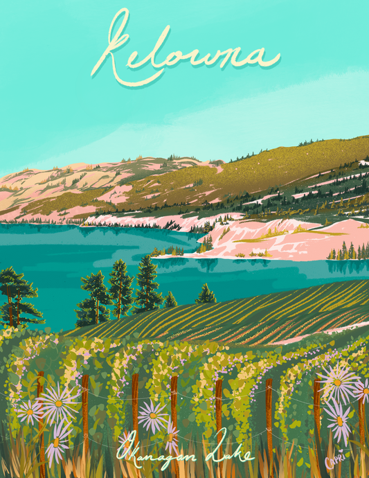 Kelowna Art Print