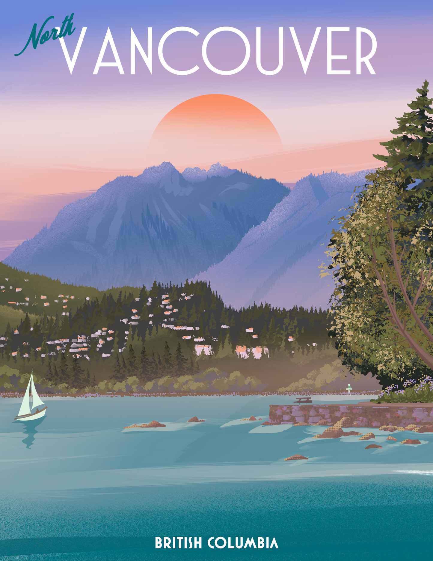North Vancouver Art Print