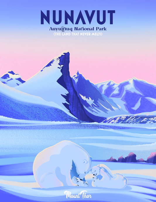 Nunavut Auyuittuq National Park Art Print