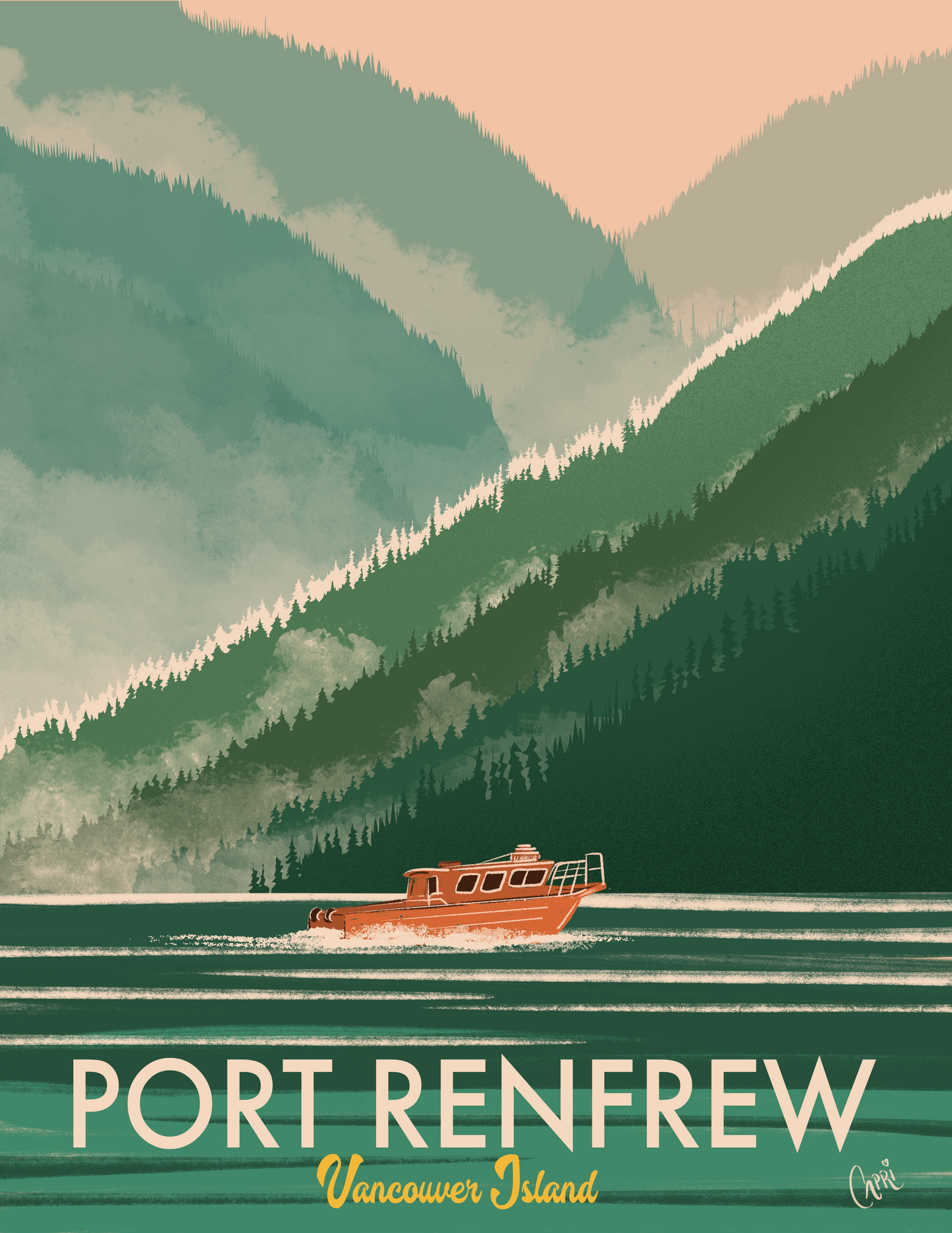 Port Renfrew Art Print