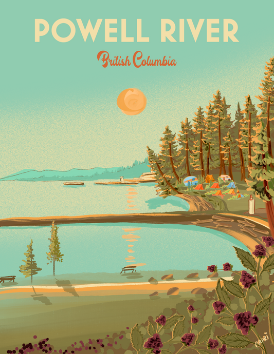 Powell River Art Print
