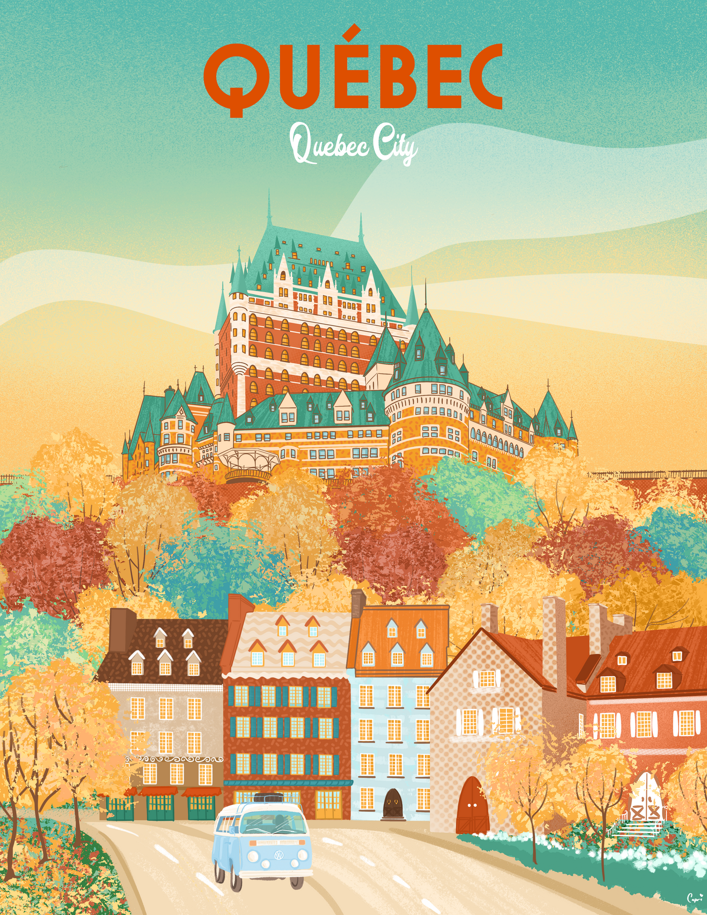 Quebec City Art Print