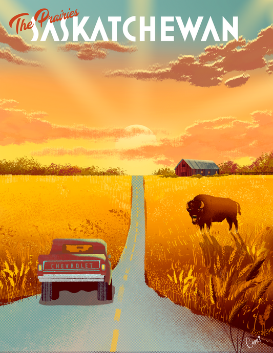 Saskatchewan Art Print