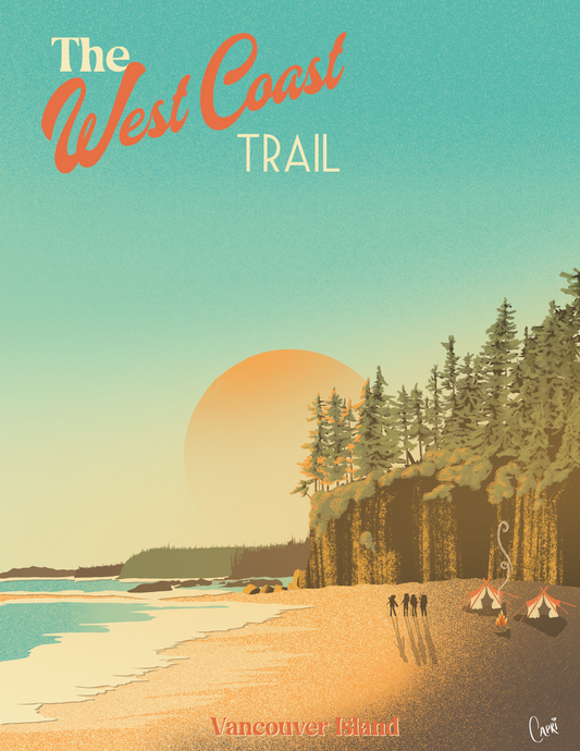 The West Coast Trail Art Print