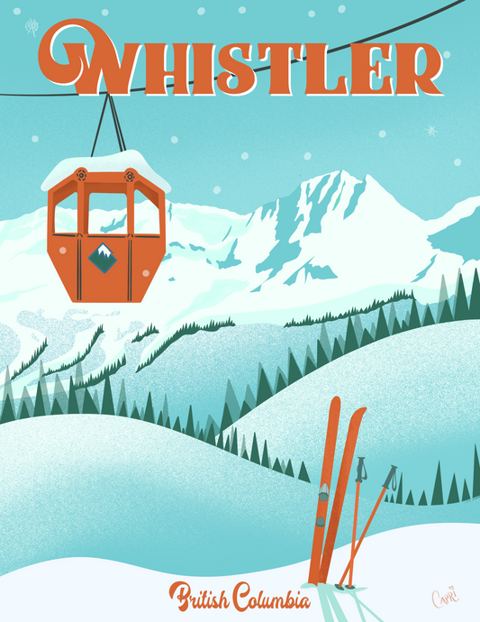 Whistler Art Print