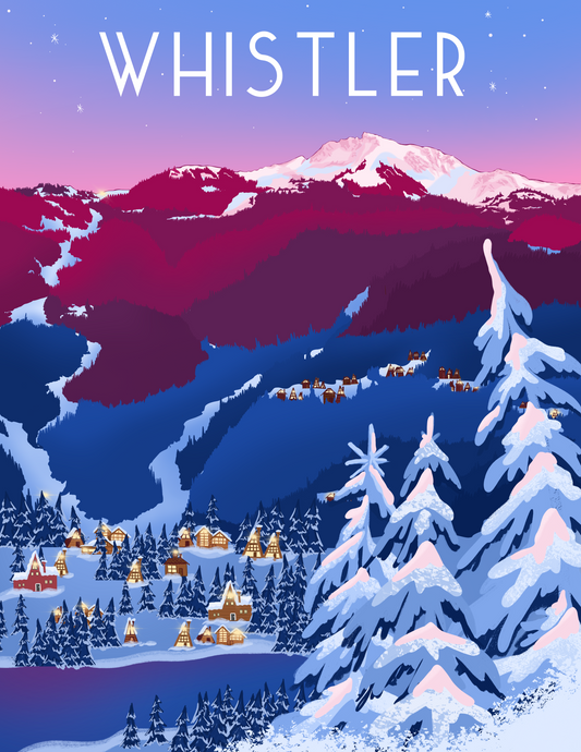 Whistler British Columbia Art Print